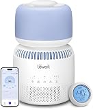 Levoit Sprout Umidificatore evaporativo, 3,8 l, per camera da letto, cameretta dei bambini, < 26 dB, silenzioso, 36 H, Smart Umidificatore con luce notturna senza luce blu, sensore separato, Auto Dry