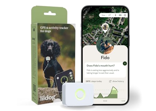 Lildog 2 GPS & Activity Tracker für Hunde | Wasserdicht, leicht, stoßfest | Live-GPS-Tracking & Standortverlauf | Schrittzähler & Aktivitätsmonitor | Hergestellt in Norwegen | Für alle Hunderassen