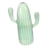 Jarrón de cactus: presenta un diseño de apariencia creativa y delicada, único y un buen regalo para sus amigos y familiares, jarrones de centro de mesa