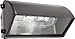 RAB Lighting WP4CH400PSQ/PC WP4 Cutoff Metal Halide Wallpack, ED28 Type, Aluminum, 400W Power, 40000 Lumens, 120V Button Photocell, Bronze Color