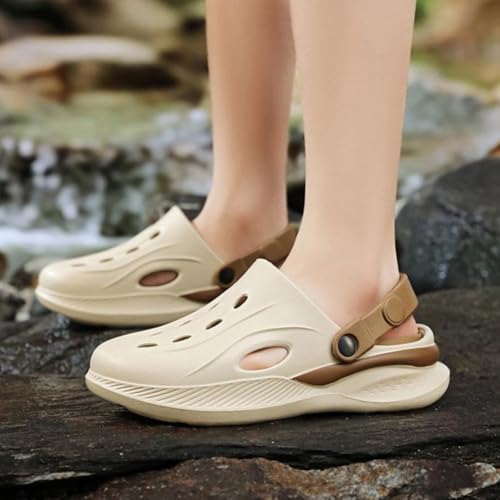 Chaussons d'été pour hommes légers protégeant les pieds sur les galets