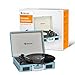 Produktbild Denver VPL-120BU Kofferplattenspieler  Schallplattenspieler Retro Blau mit Lautsprecher - USB Vinyl Player - Auto-Stopp - Plattenspieler Koffer - Record Player zum Digitalisieren