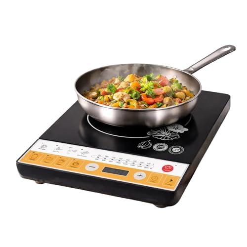 Image of (1-yEaR-wArRaNtY)-SlEeK-2000W-ElEcTrIc-CoOkToP-WiTh-SeNsItIvE-ToUcH-PaNeL-AnD-DiGiTaL-LeD-DiSpLaY-RaPiD-HeAt-TeCh-MuLtI-CoOkInG-MoDeS-PoWeR-SaViNg-TaBlEtOp-StOvE-FoR-HoMe-KiTcHeN-UsE