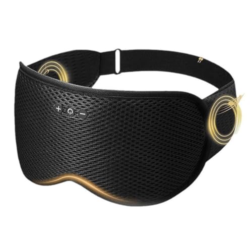Asyduey 3D-Kopfhörer zum Schlafen, Kabellos, Augenbinde, Weich, Waschbar, Bluetooth 5.4, Musik-Augenmaske, Freisprecheinrichtung, Kopfhörer, Verstellbar