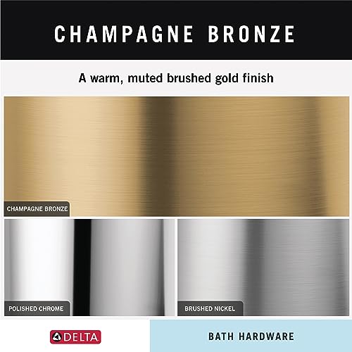 DELTA 79735-CZ Cassidy Towel Hook, 4.250L x 2.650W x 6.125H Inches, Champagne Bronze