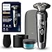 Produktbild Philips Norelco Shaver Series 9000 Prestige, Nass- und Trockenrasierer, Lift & Cut Rasiersystem, SenseIQ-Technologie, Präzisionstrimmer, Reinigungspad und Premium-Tasche, helles Chrom, SP9841/84