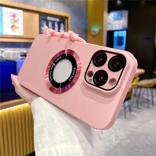 Couverture rigide en PC rose pour iPhone 13 Pro Max idéale pour les déplacements quotidiens