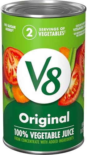 V8 Original 100% Vegetable Juice, 46 fl oz Can