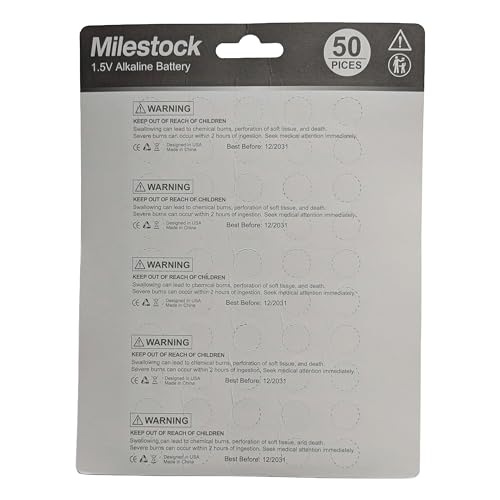 Baterías LR44 1.5V Super Alcalinas Paquete 50 unidades miniatura 4