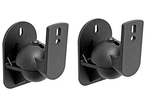 Soporte de pared para altavoces que soluciona la falta de espacio con diseño resistente de 2 piezas 3