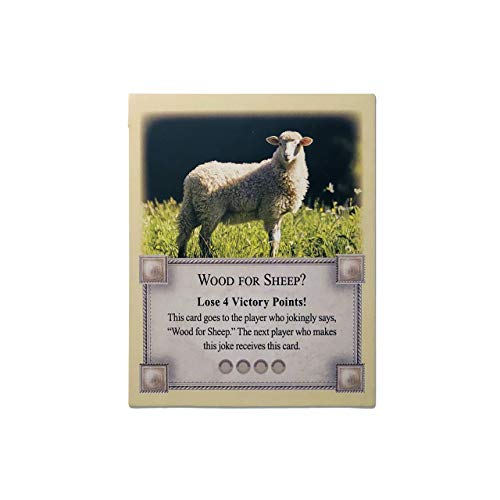 image for Tabletop Monthly Wood for Sheep and Longest Turn Penalty Cards an Unof
