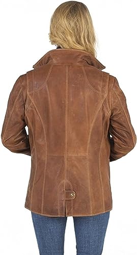 Womens Professional Coat Style Lambskin Leather Jacket2