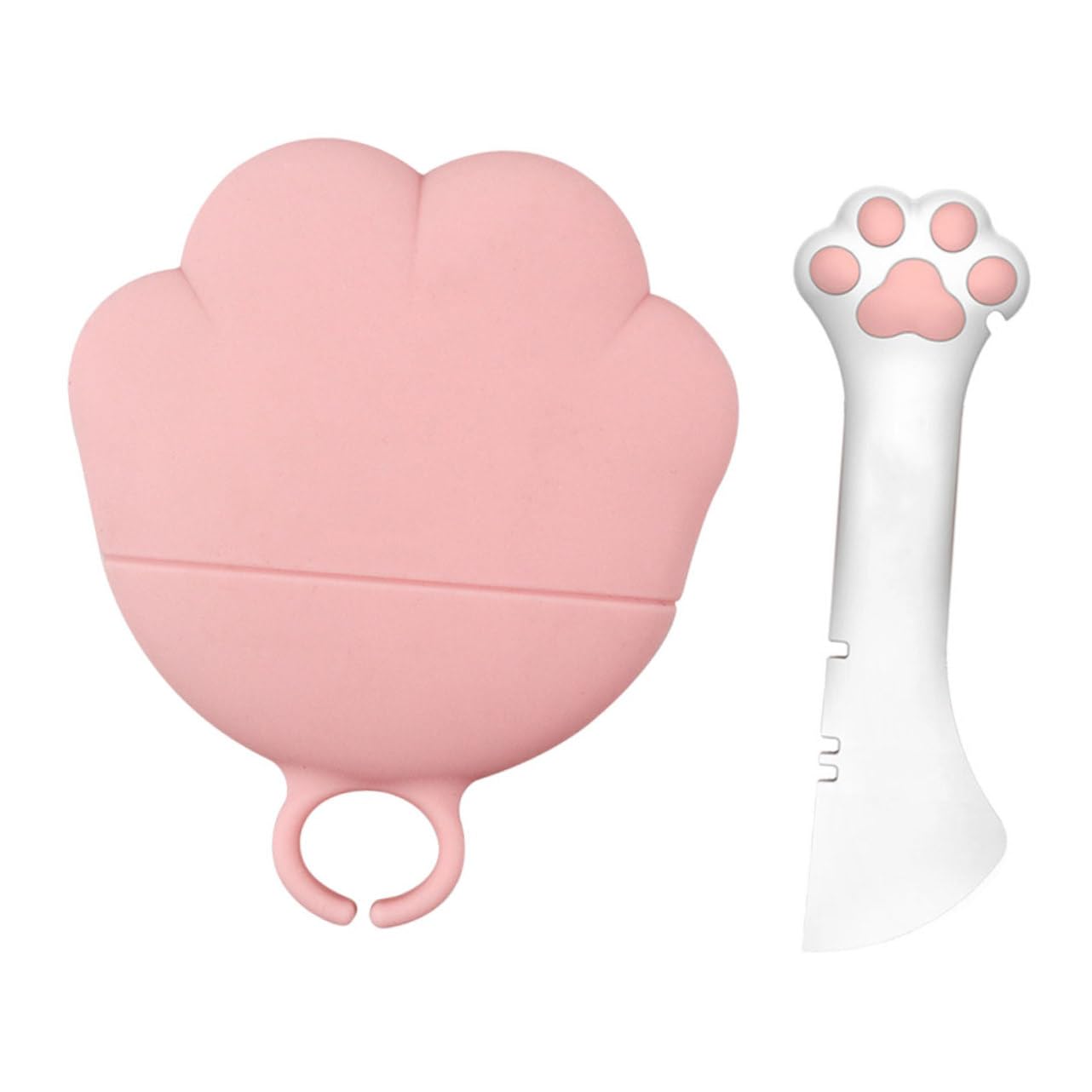 Happyyami Dog Food Can Covers Lids Pet Can Feeding Spoon Multifunctional Pet Spoon Compact Size