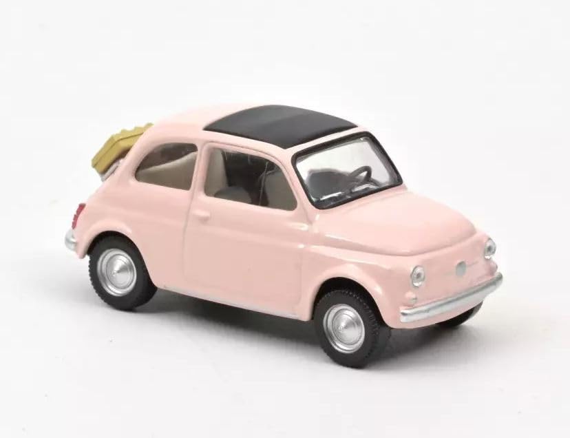 Norev Fiat 500F 1965 Rose 1/43 mini voiture de collection