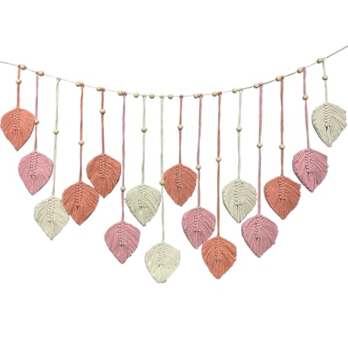 Nature-Inspired Macrame Leaf Wall Hanging...
