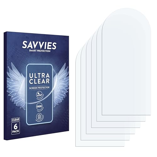 Savvies 6 Stück Schutzfolie für Egret Pro Displayschutz-Folie Ultra-Transparent