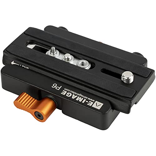 E-Image P6 Quick Release Adapter With Plate (Black) #TOP1