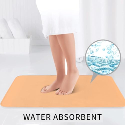 Housse pour abattant de toilettes et tapis de bain lavable en forme de U