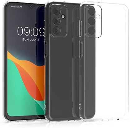kwmobile Case Compatible with Samsung Galaxy M13 - Clear Case Soft Slim Flexible Protective TPU Phone Cover - Transparent