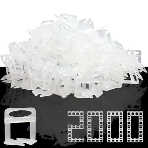 Sdldeer Fliesen Nivelliersystem Set 2000 Stück