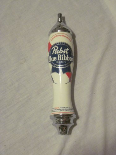 Pabst Blue Ribbon 2 Sided Acrylic & Chrome Tap Handle 12