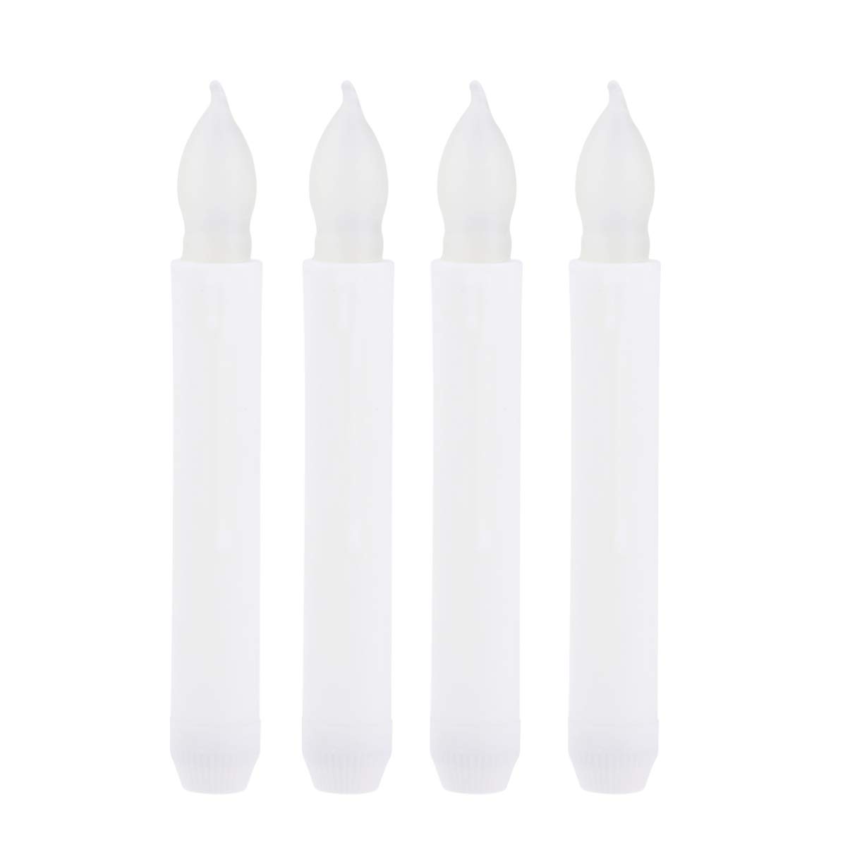 Bougies coniques sans flamme LED avec télécommande pour décoration de table - 8