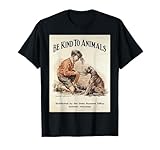 Be Kind To Animals Retro Vintage T-Shirt