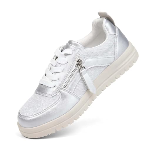 Chaussures plates scintillantes élégantes femme grande taille