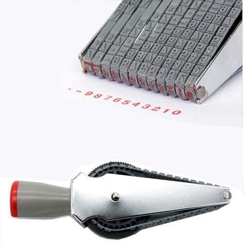 Digit Rubber Number Stamp Production Date Code Coding Plastics Digital Rolling Personalized English Alphabet Symbol DIY Stationery 12 Digits Digital Rolling Stamp