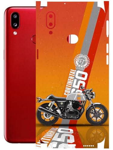 Image of AtOdds - Full Body Back Screen Guard Protector Film - Lamination Wrap Skin Sticker Compatible with Samsung Galaxy A10s | Scratchproof Matte Finish (Bullet)