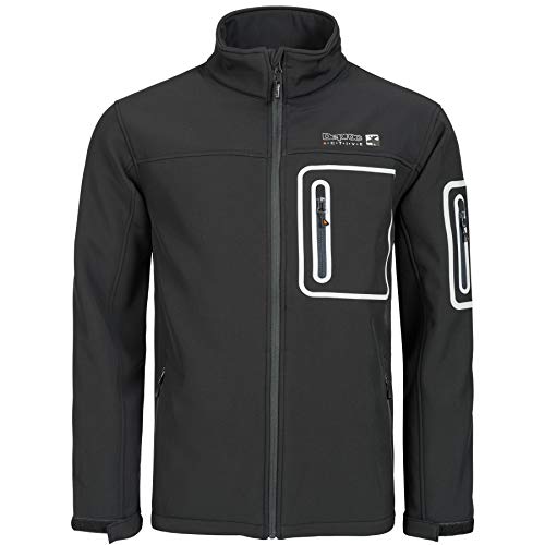 Veste en softshell Homme veste manteau léger noir Westlook Plus