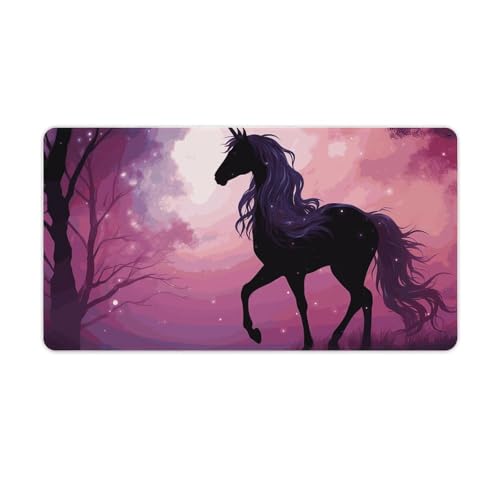 Tapis de souris de bureau antidérapante violet pour éviter les glissements de clavier