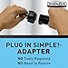 Hopkins Towing Solutions 47345 7 Blade to 4 Wire Flat Vehicle To Trailer Connector Adapter Plug, Universal Fit for Vehicles with 7 Blade Adapters