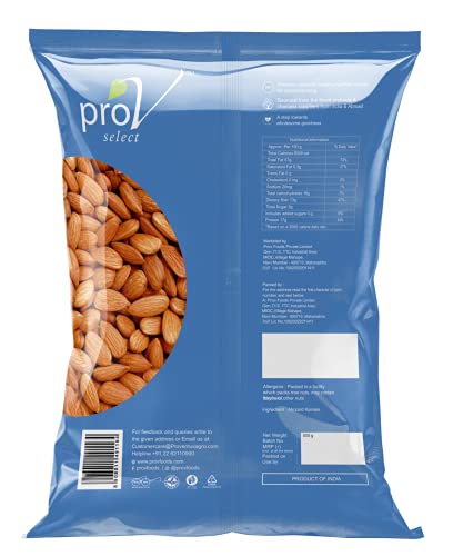 Image of proV 1Kg Sweet And Cunchy Combo: Almonds & Indian Raisins (500 Gm * 2), Dry Fruit