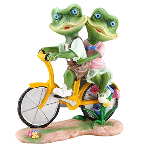 Kunststatue Gartengeschenke Garten Frösche Dekoration Lustige Kunstharz...