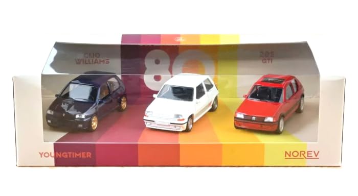 Norev 1/43 Jet-Car coffret cadeau de 3 voitures miniatures de collection youngtimers montées
