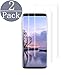 LuettBiden Compatible [2 - Pack] Samsung Galaxy S8 Tempered Glass Screen Protector,LuettBiden [9H Hardness][Anti-Scratch] [Anti-Fingerprint][3D Curved][Ultra Clear] Screen Protector for Galaxy S8