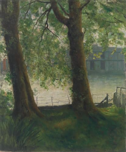 Toile Il Tamigi à Hurlingham déco salon Théodore Roussel poster art