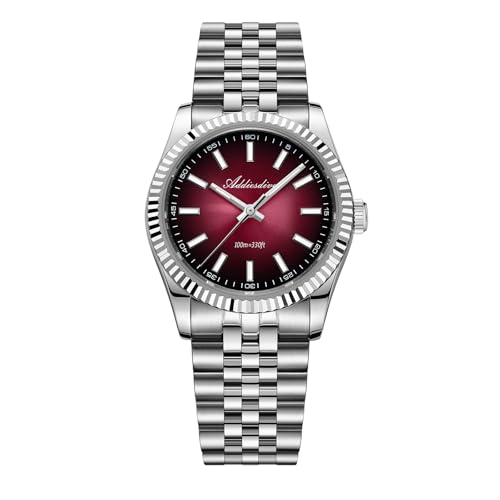 ADDIESDIVE 36mm Reloj analógico Hombre Cristal de Zafiro Impermeable 100m BGW9 Luminoso Reloj de Cuarzo Hombre con Pulsera de Acero Inoxidable AD2073 Imagen de ADDIESDIVE 36mm Reloj analógico Hombre Cristal de Zafiro Impermeable 100m BGW9 Luminoso Reloj de Cuarzo Hombre con Pulsera de Acero Inoxidable AD2073