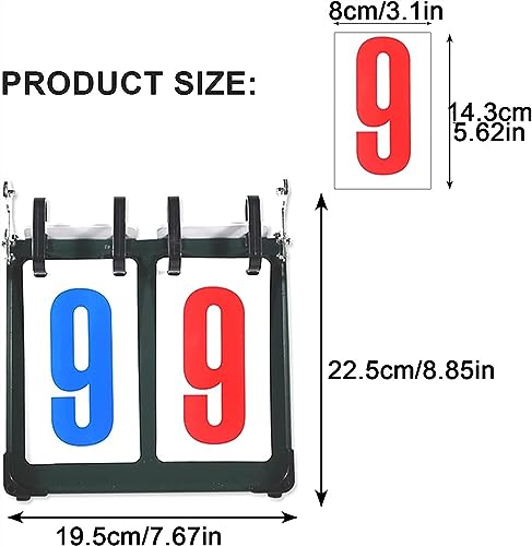 Marcador portátil 2/3/4 dígitos para deportes miniatura 5