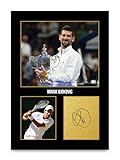 HWC Trading Novak Djokovic Geschenke Gedrucktes Signiertes 