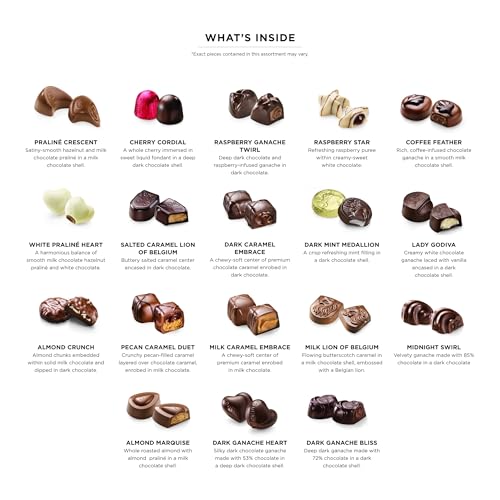 image for Godiva Chocolatier Gold Ribbon 72-Piece Assorted Chocolate Gift Box 