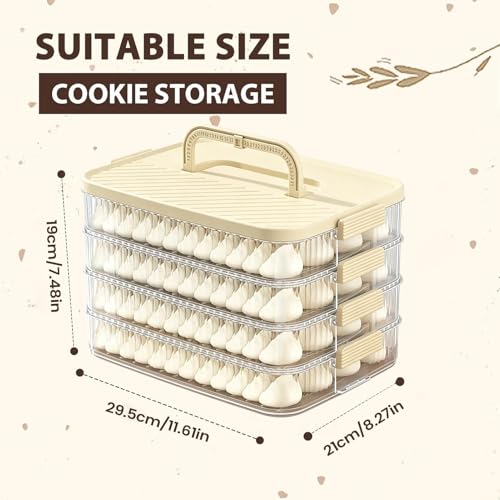 Contenedor de alimentos apilable Generisch de 4 niveles con asa para viaje 7