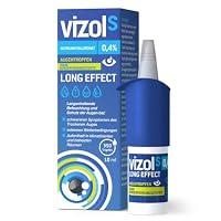 Vizol S 0,4% Long Effect – Augentropfen gegen trockene Augen mit 0,4% Natriumhyaluronat, langanhaltende Befeuchtung und Schutz trockener Augen, ohne Konservierungsstoffe, präzise Dosierung