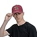 Lujzwop Hamline University Logo Hat Adjustable Baseball Cap Cotton Cowboy Hat, Fashionable for Man Woman Red