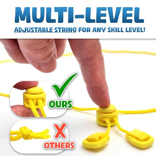 Upgraded (Multi-Level) Magnet Chess Game with String & Stones - Clear & Simple Instructions | Premium Set with 20 Larger & Stronger Stones, Adjustable Rope, 2 Dice & Travel Pouch | for Kids & Adults - Image 5