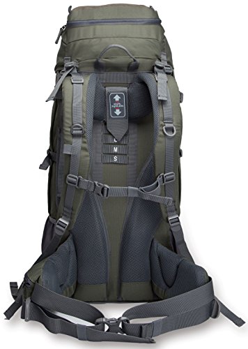 Terra Peak Backpacking Backpack Hiking Backpack 65L+20L Khaki Green #TOP1