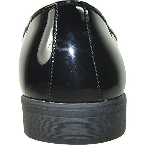 VANGELO Men Dress Shoe Vallo-3 King-5 Loafer Slip-on Formal Tuxedo Prom Wedding Ortholite Insole Medium and Wide Width3