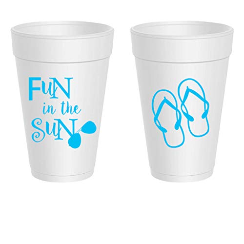 Styrofoam Party Cups - Fun in the Sun