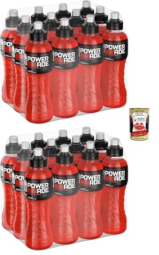 Powerade Blood Boisson isotonique pour le sport Orange 24 x 500 ml + Polpa Italian Gourmet 400 g